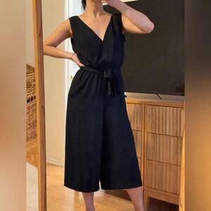 Aritzia Babaton Black Jumpsuit with Tie Waist